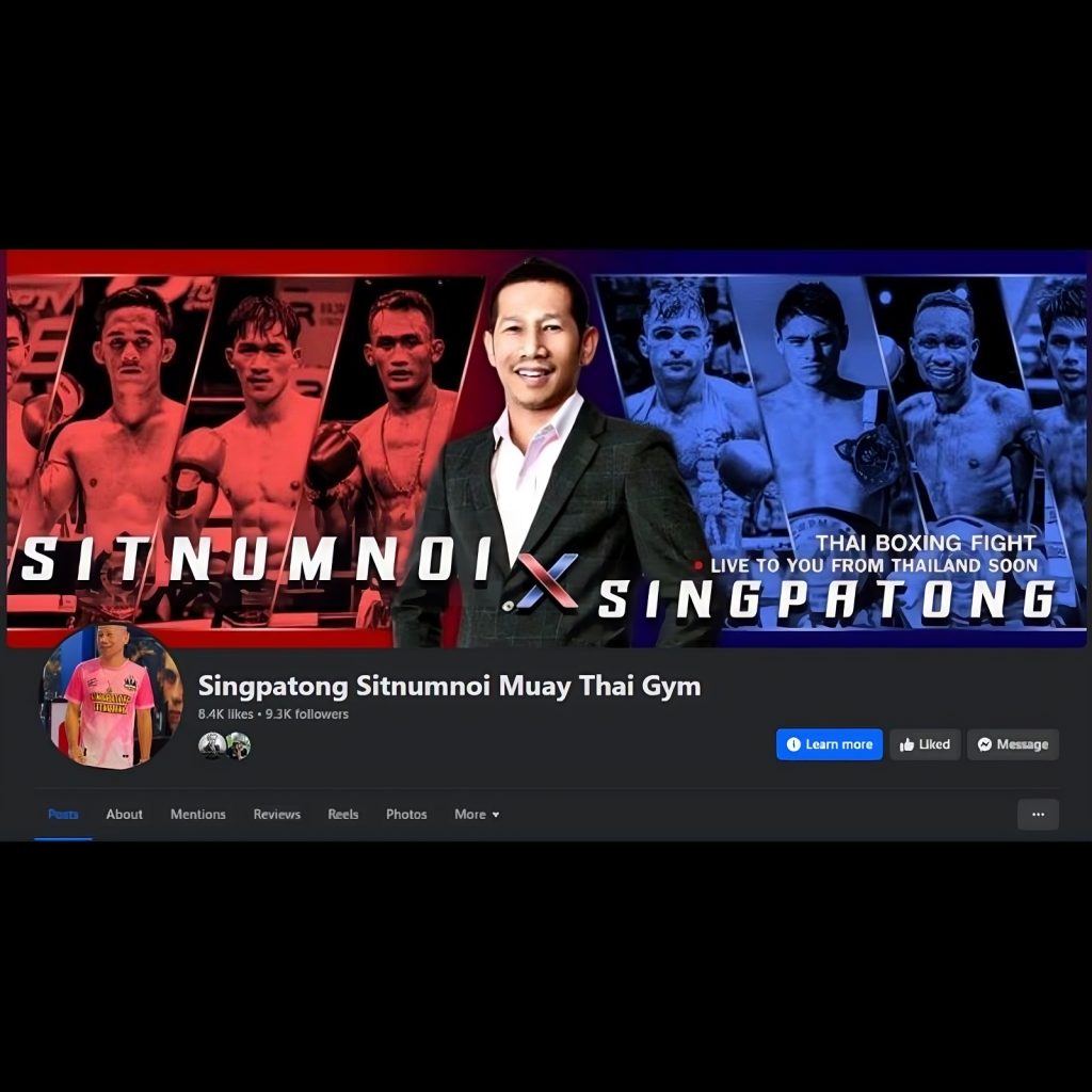 Singpatong Sitnumnoi FB page